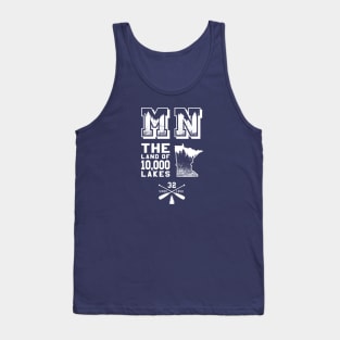 Minnesota MN Land of 10,000 Lakes Tank Top